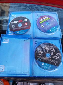 PS4 Games Bundle – NBA 2K20, COD Modern Warfare, Nickelodeon All-Star Brawl