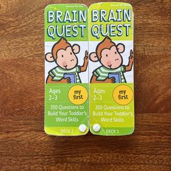 Brain Quest Age 2-3 - Deck 1 & 2