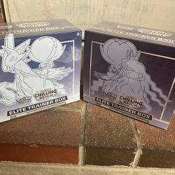 Pokémon Chilling Reign Elite Trainer Boxes (2)