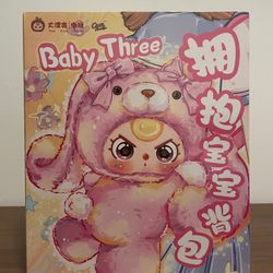 Baby Three – Hugging Baby Backpack Plush 400% Blind Box Brand New • Unopened