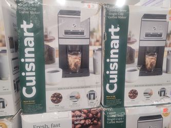 Shipping Available Brand-New In Box Cuisinart Custom Grind And Brew Single-Cup Coffee Maker No Lower Offers Accepted