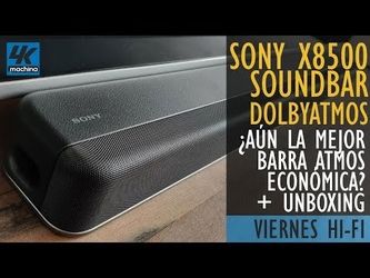 Like New-Sony HTX8500 2.1ch Dolby Atmos/DTS:X Soundbar with Built-in subwoofer, Black