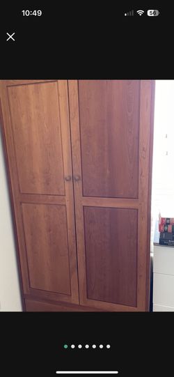 The Joinery Handcrafted Cherry Armoire Dresser Cabinet