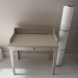IKEA Desk & Lamp