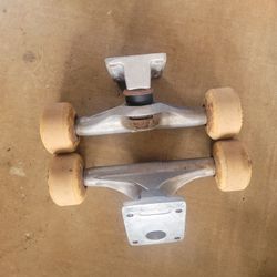 Skate Board Trucks And Wheels.