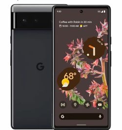 Google Pixel 6 - 5G Android Phone - Unlocked Smartphone with Wide and Ultrawide Lens - 256GB - Stormy Black