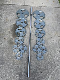 Olympic Barbell Set – 300 lbs