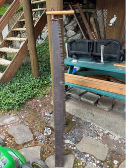Cross cut loggers saw great condition