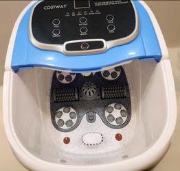 🔹 Portable Foot Bath Massage Spa with Heat on Wheels