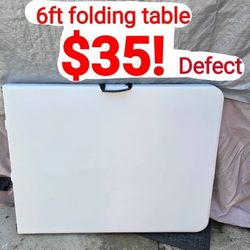 Folding Table 6ft (Reduced Price For Defect / Damage) 