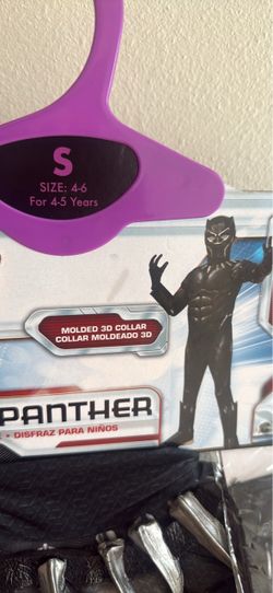 Black Panther Kids Costume Size Small 4-6