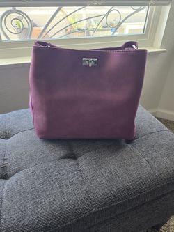 Vanessa Williams Burgundy Shoulder Bag
