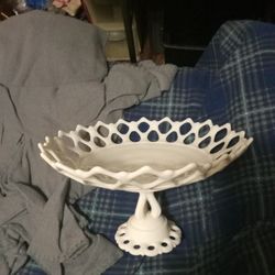 Milk Glass Antique Bowl