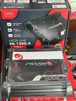 NEW AMP STETSOM 4 CHANNEL