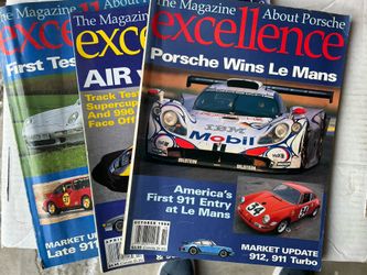 Porsche Excellence Magazines 1980s-1990s