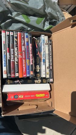 Vhs and dvd free today or they’re trash
