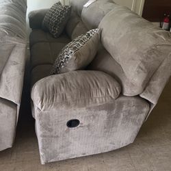 Recliner sofa and loveseat for $1400
