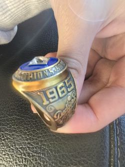 1965 dodgers championship sga ring