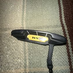 Ram Golf Putter  Pro Gold Serious Heel Toe Weighted Right Hand 35 Inch