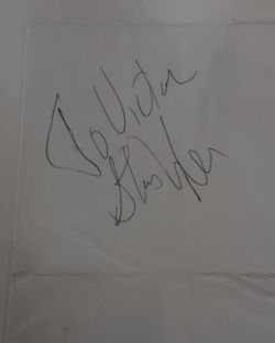 Steve Tyler Of Aerosmith Autograph