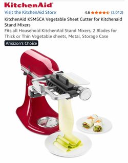 Kitchen Aid Vegetable Sheet Cutter