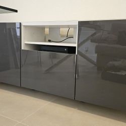 TV Console - Glass Top