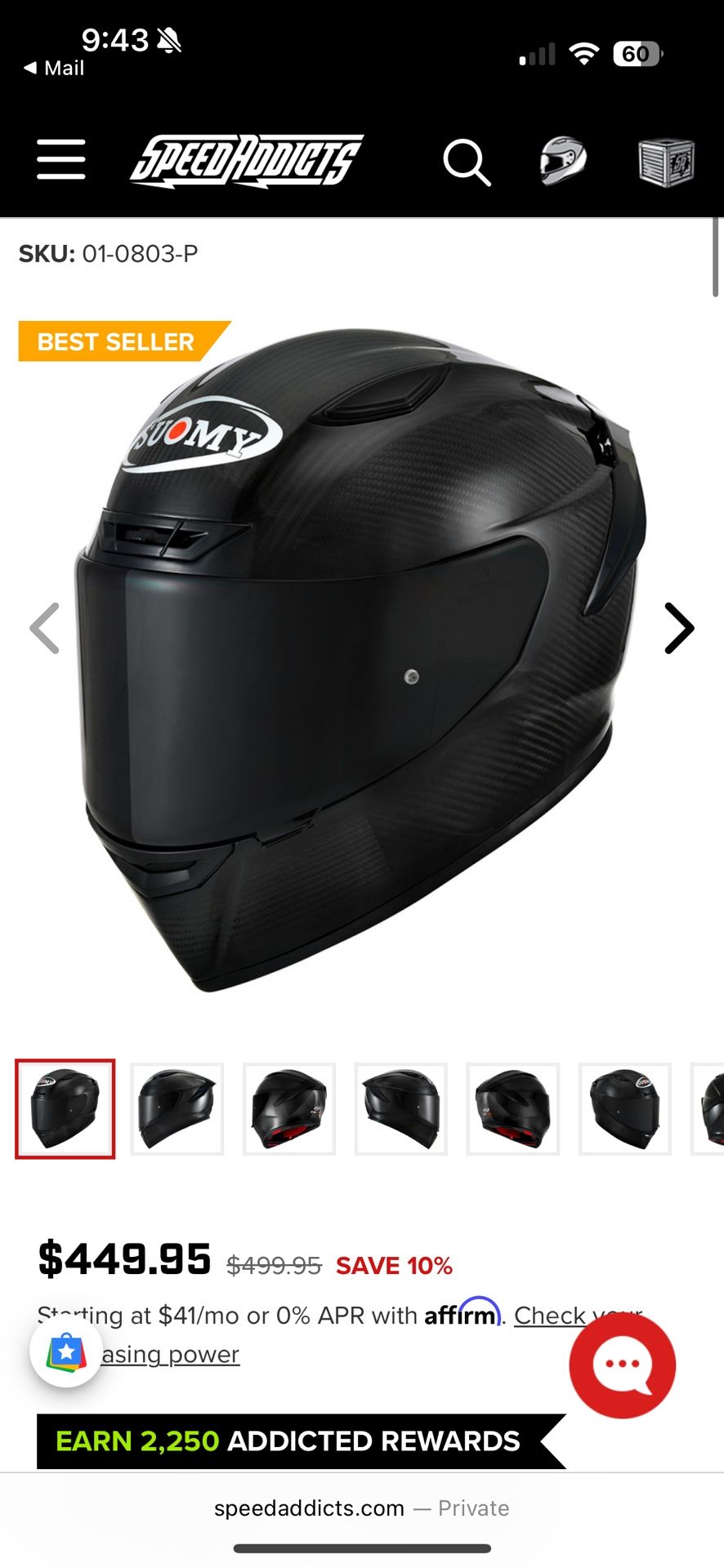 Suomy TX-PRO carbon In Sight