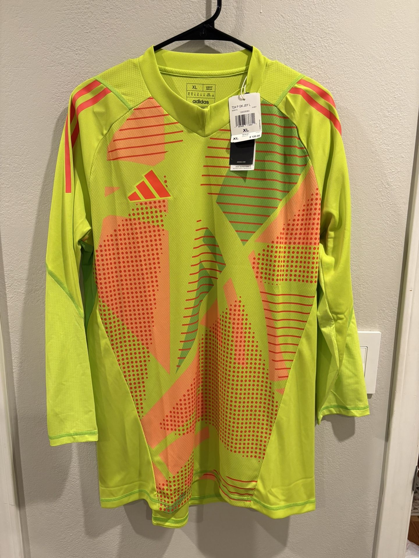 Adidas Tiro 24 Competition Goalkeeper Shirt Men’s Size XL IK4907