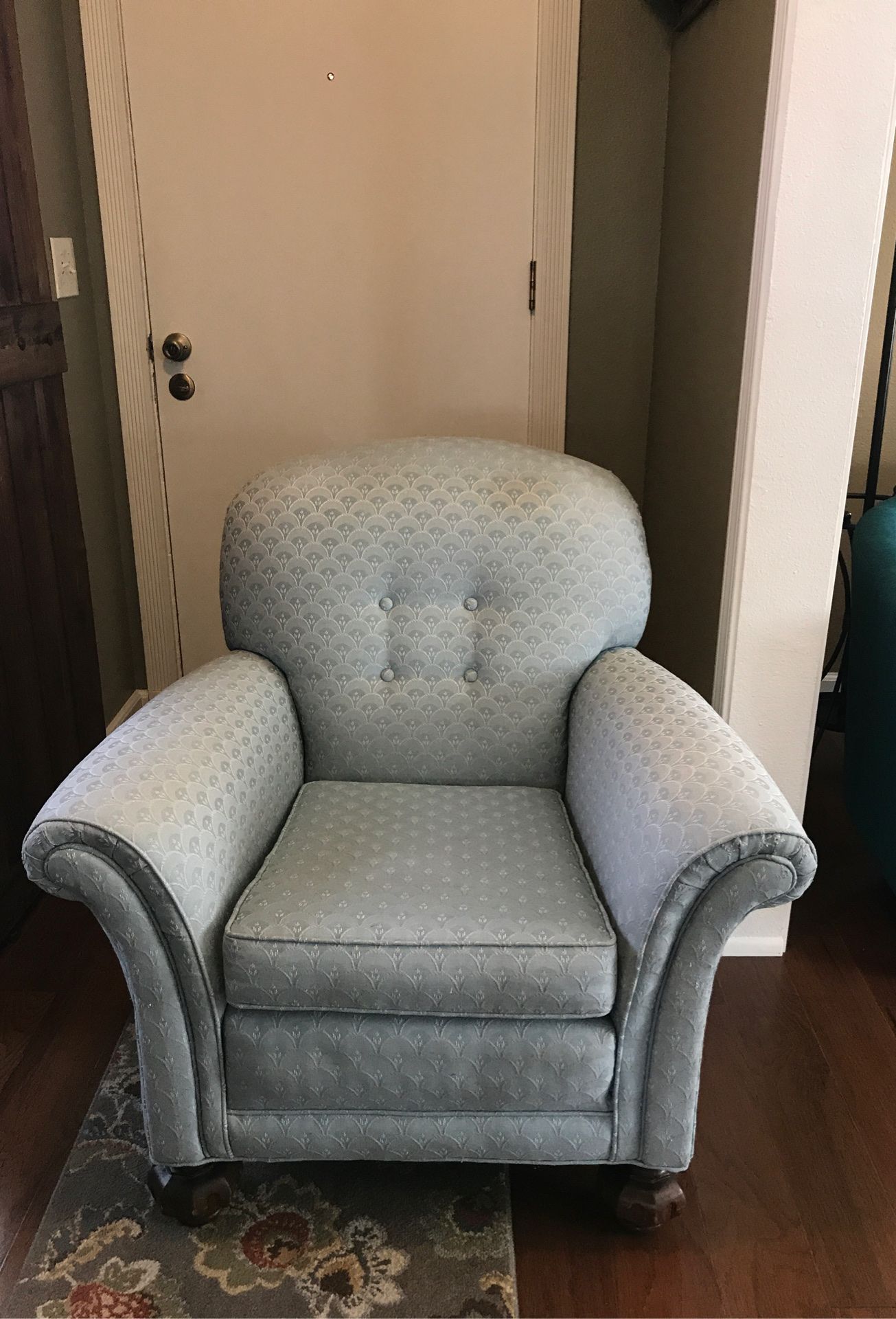 NEED TO SELL Antique Light Blue Chair