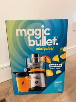 Magic Bullet mini juicer box unopened