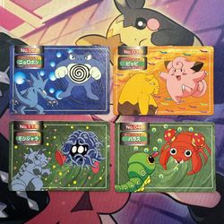 Pokemon Pocket Monsters Topsun Versus Cards Rare Nintendo Japanese Lot (4pcs)