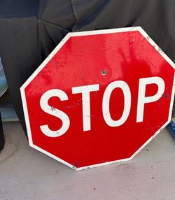 Metal sign