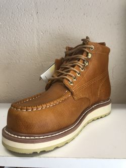 White diamond work boots