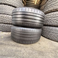 255/35/20 Pirelli Pzero 60-70% Tread (2)