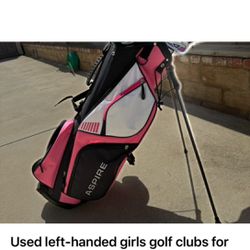 Women’s Left Handed Beginners Golf Club Set 