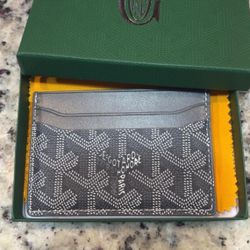 Gray Designer Card Holder