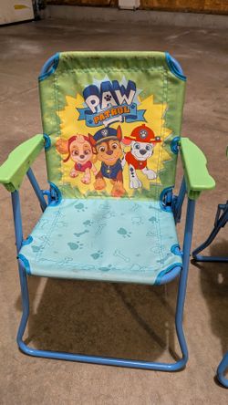 Paw patrol kids folding chairs