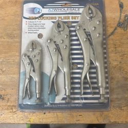 3pc Locking Plier Set 