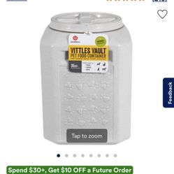 Used Dog Food Storage 