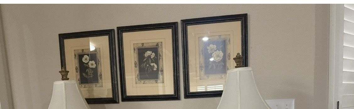 Floral Trio Wall Art