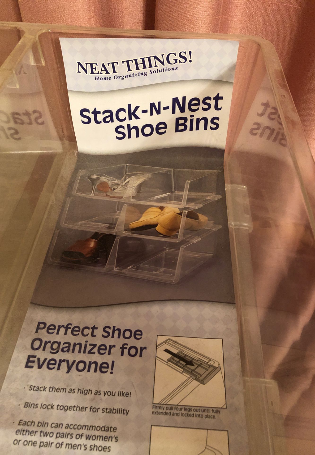 Stack-N-Nest Shoe Bins
