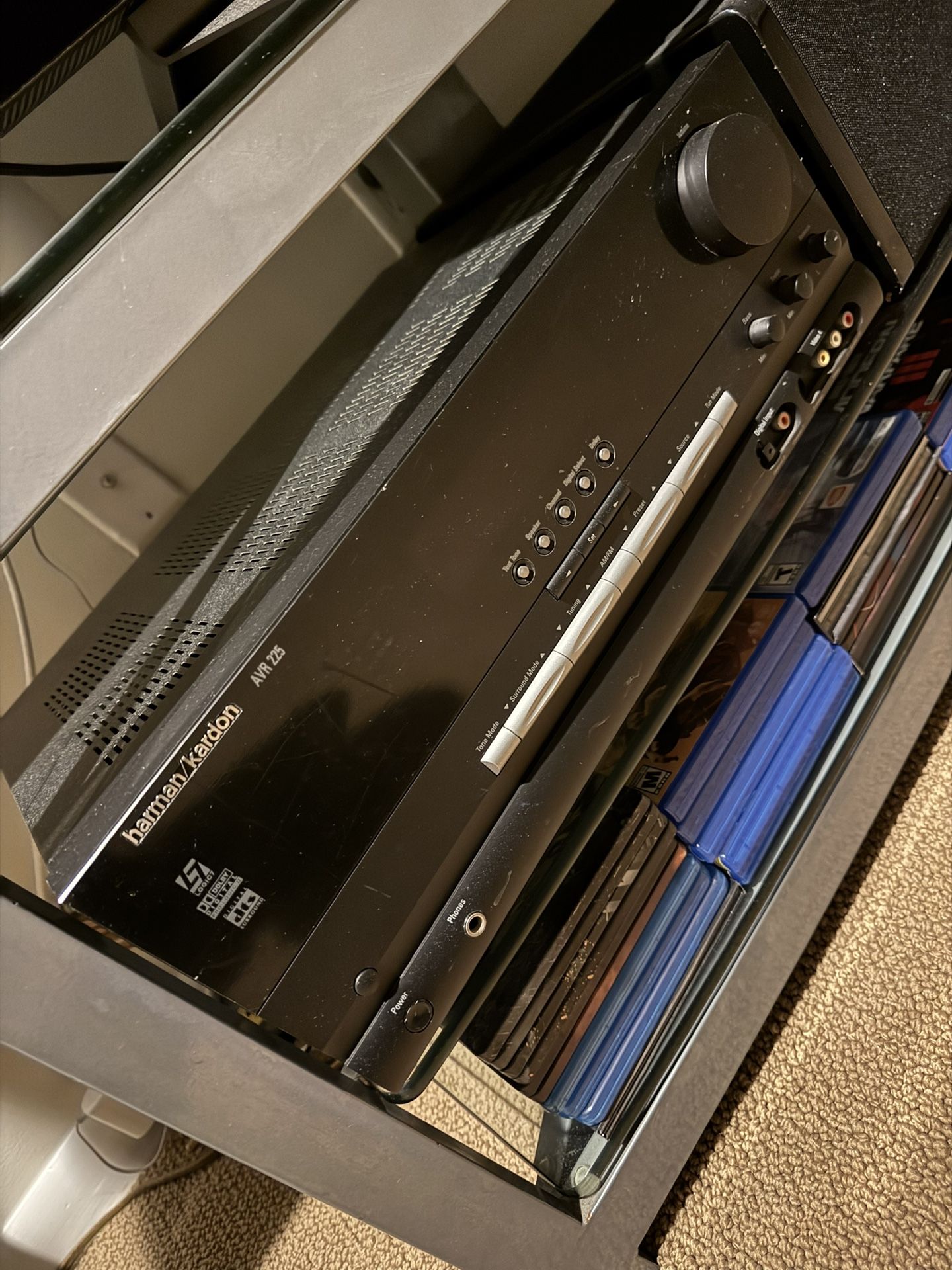 Harman Kardon AVR 225 5.1 Channel 275 Watt Receiver