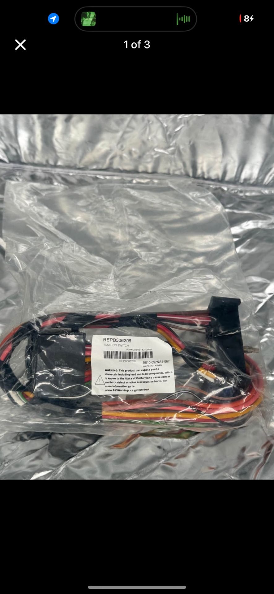 Replacement ignition switch REPB506206