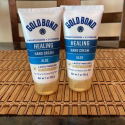 (2) Gold Bond Healing Hand Cream Aloe 3oz