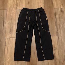 Fuerza Regida Piping Track Suit black Pants