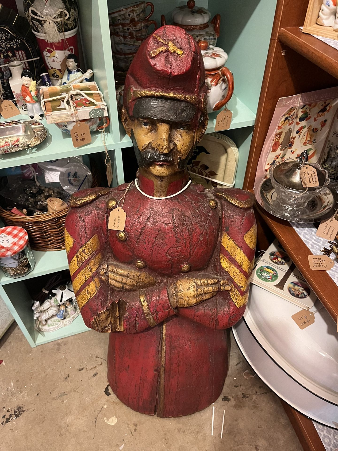Vintage Soldier Effigy