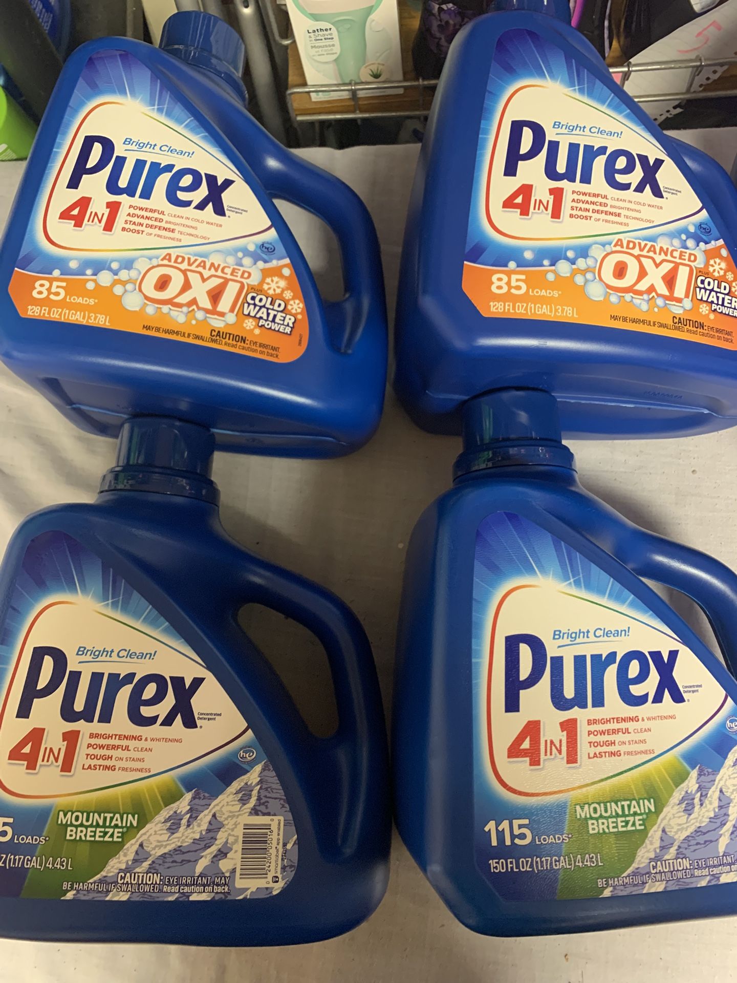 4/$30 Purex Detergents ( Large Size)