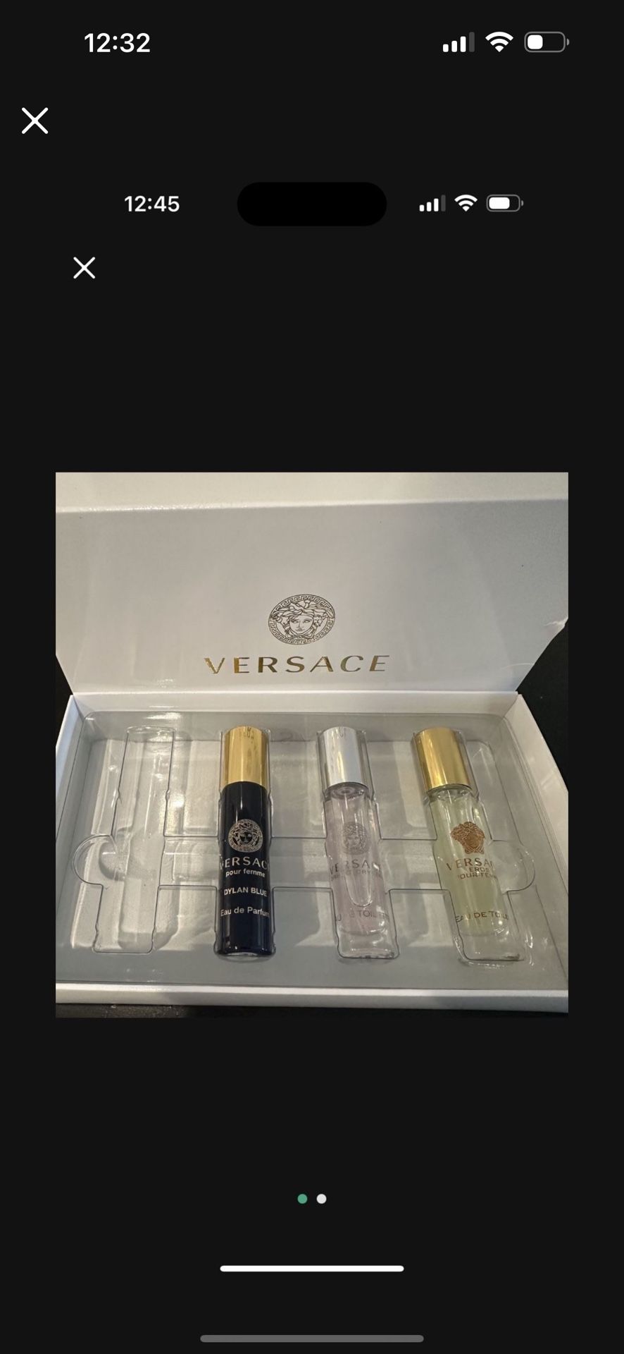 NEW Versace 3-pc Women's Perfume: Eros, Bright Crystal, Dylan Blue 5ml Each