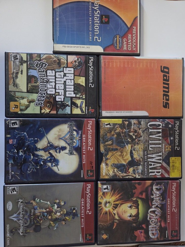 7 Playstation 2 Games