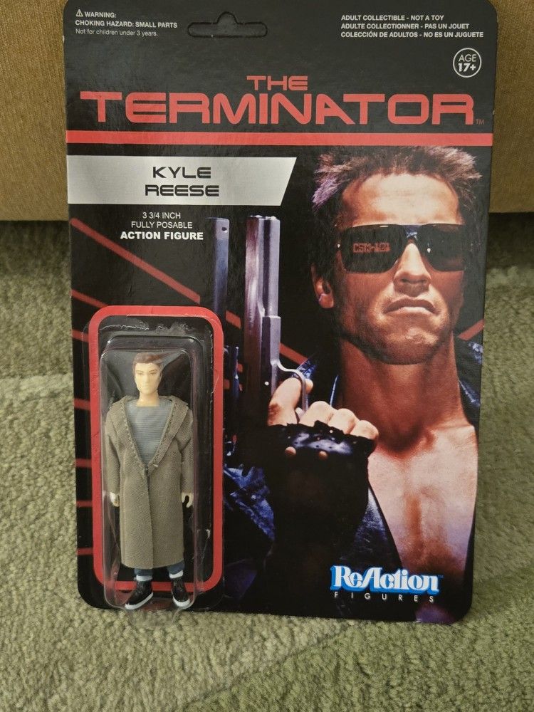 Terminator 2 Kyle Reese Action Figure VAULTED Poseable 4" Collectible With Accessories
